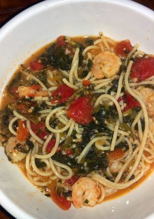 A picture of Healthy Mediterranean Spaghetti.