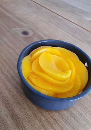 Une photo de Verrine mascarpone mangue et Speculoos