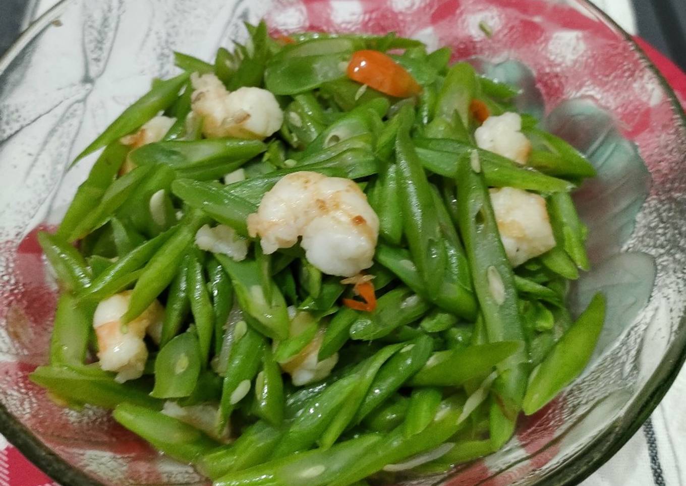 Oseng Buncis Udang