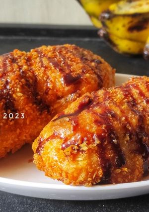 Foto resep Banana Corndog