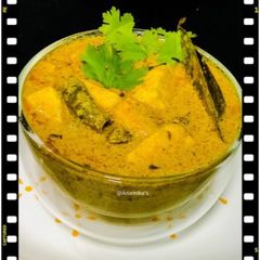 A picture of Paneer Posto/Paneer in the Poppyseeds & Melon & Mustard Seeds Gravy: A No-Onion-Garlic Recipe.