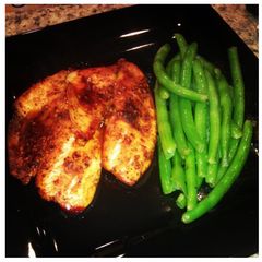 Oven BBQ Salmon or Tilapia A picture of Oven BBQ Salmon or Tilapia.