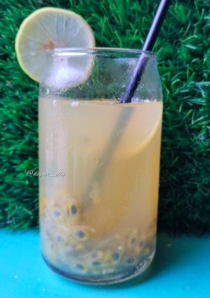 Foto resep Es Markisa Jeruk Nipis