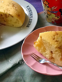 蒸紅蔥蛋糕(電鍋版) 的食譜成品照片