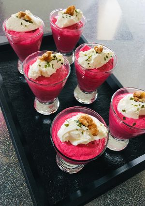 Une photo de Verrine de Betterave