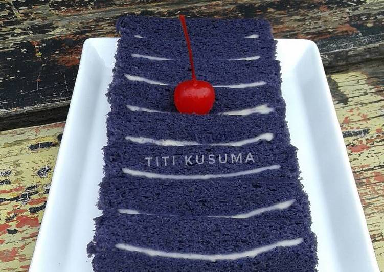 Resep masakan 🍰Brownies kukus taro lapis keju🍰 | Cara Membuat 🍰Brownies kukus taro lapis keju🍰 Yang Enak dan Simpel