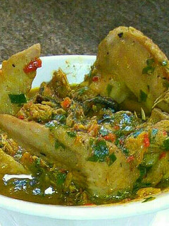 A picture of Ofe nsala(white soup).