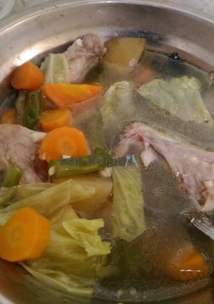 Foto resep Sop ayam bumbu iris