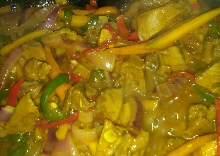 Curry beef souce