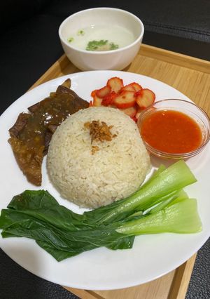 Foto resep Nasi hainam vege