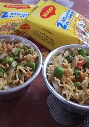 A picture of Maggi Bhel.