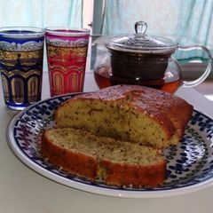 A picture of Mediterranean♪Lemon yogurt cake with Mint flavor.