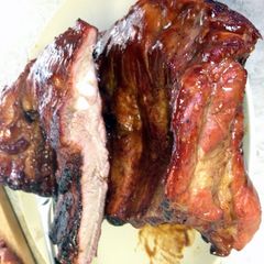 A picture of BBQ Rotisserie Ribs.