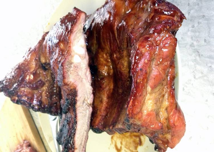 Recipe of Quick BBQ Rotisserie Ribs