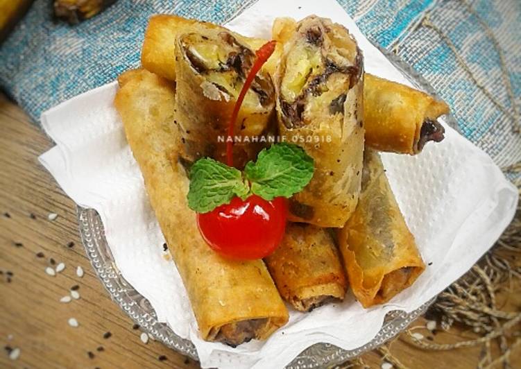 Pisang aroma coklat keju