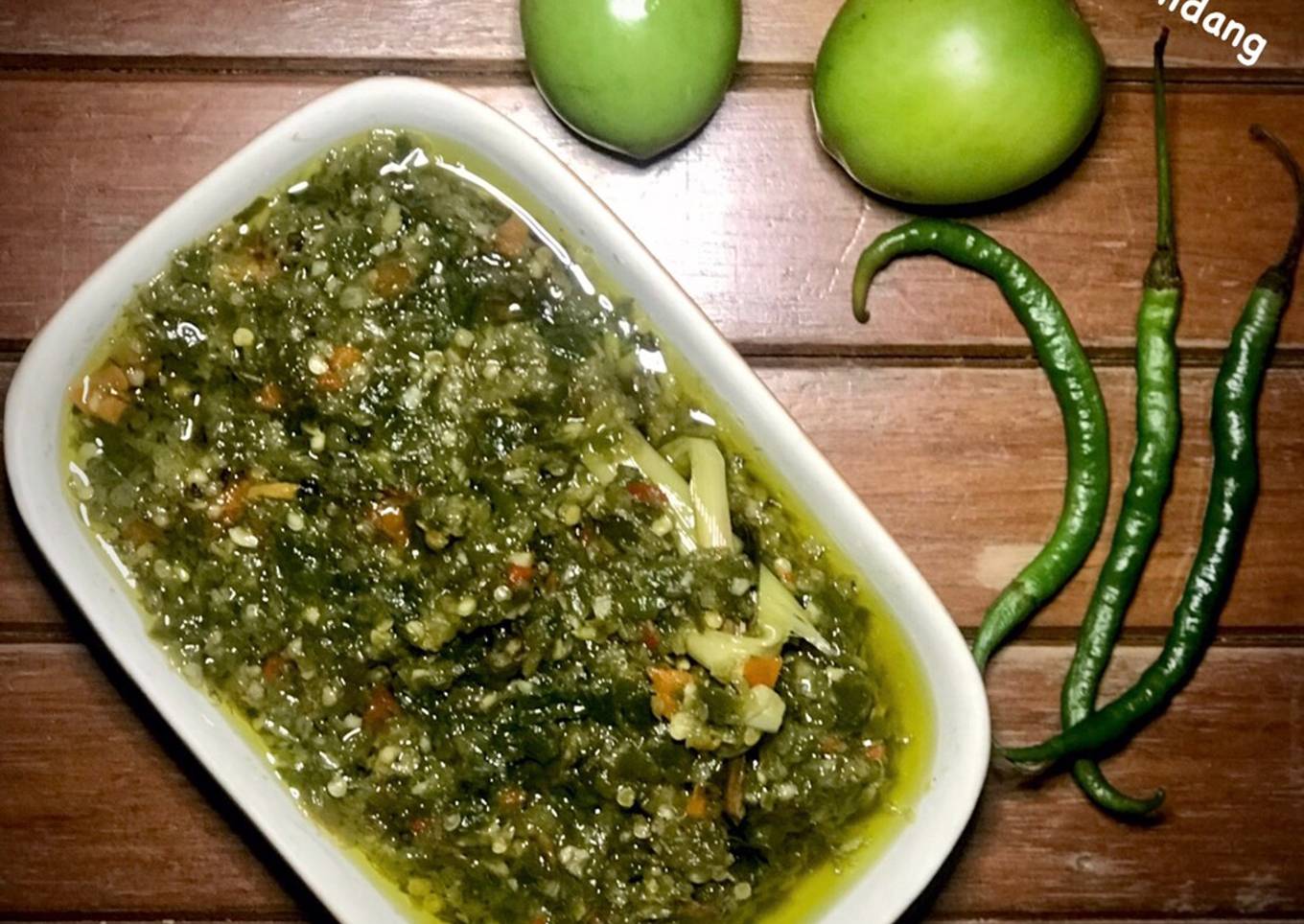 [86] Sambal Hijau — Pelengkap Rendang