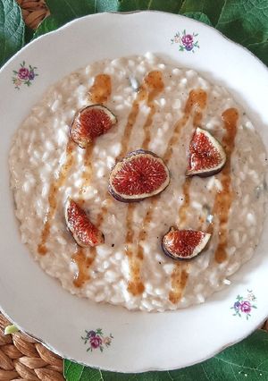 Foto di Risotto con fichi e gorgonzola