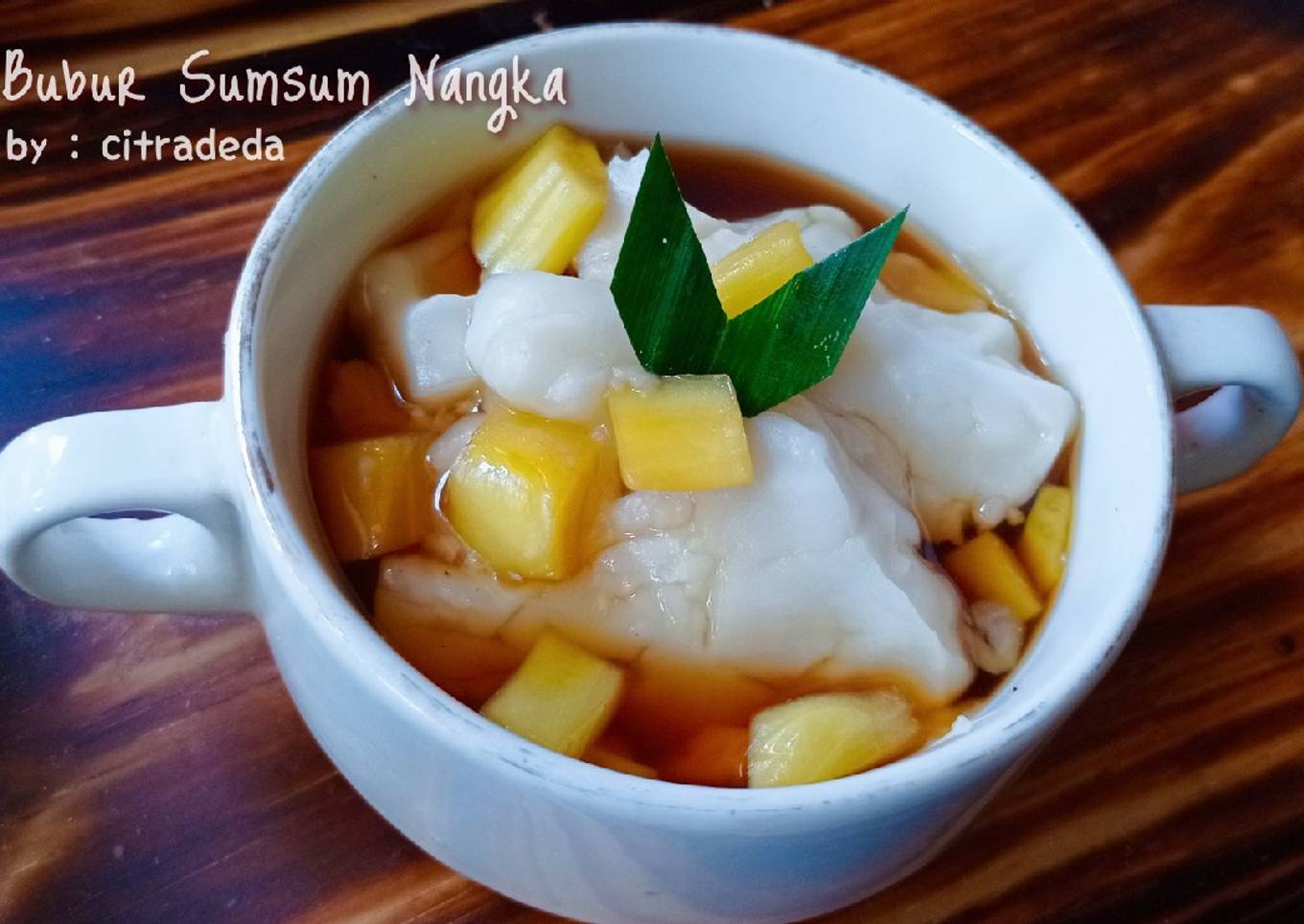 28. Bubur Sumsum Nangka tanpa bau tepung