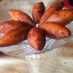 A picture of Unnakkaya - A Malabar Ramadan Snack.