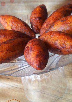 A picture of Unnakkaya - A Malabar Ramadan Snack.