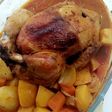 فروج مشوي 🥕🥔😋