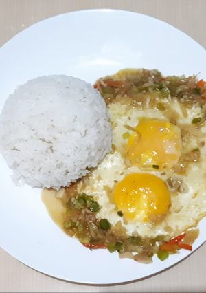 Foto resep Telur ceplok saus tiram