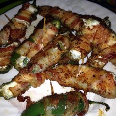 Cream Cheese Stuffed Jalapeños A picture of Cream Cheese Stuffed Jalapeños.