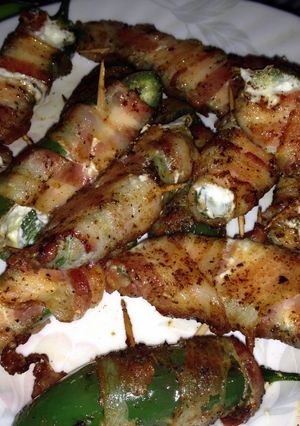 A picture of Cream Cheese Stuffed Jalapeños.