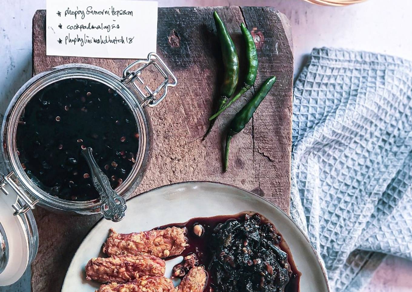 Tempe Goreng Lada jeung Kecap #phobbylinimohd #part18