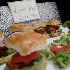 A picture of Puff pastry sandwich.