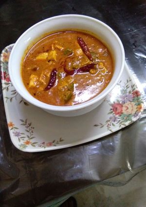 A picture of Paneer kolhapuri.