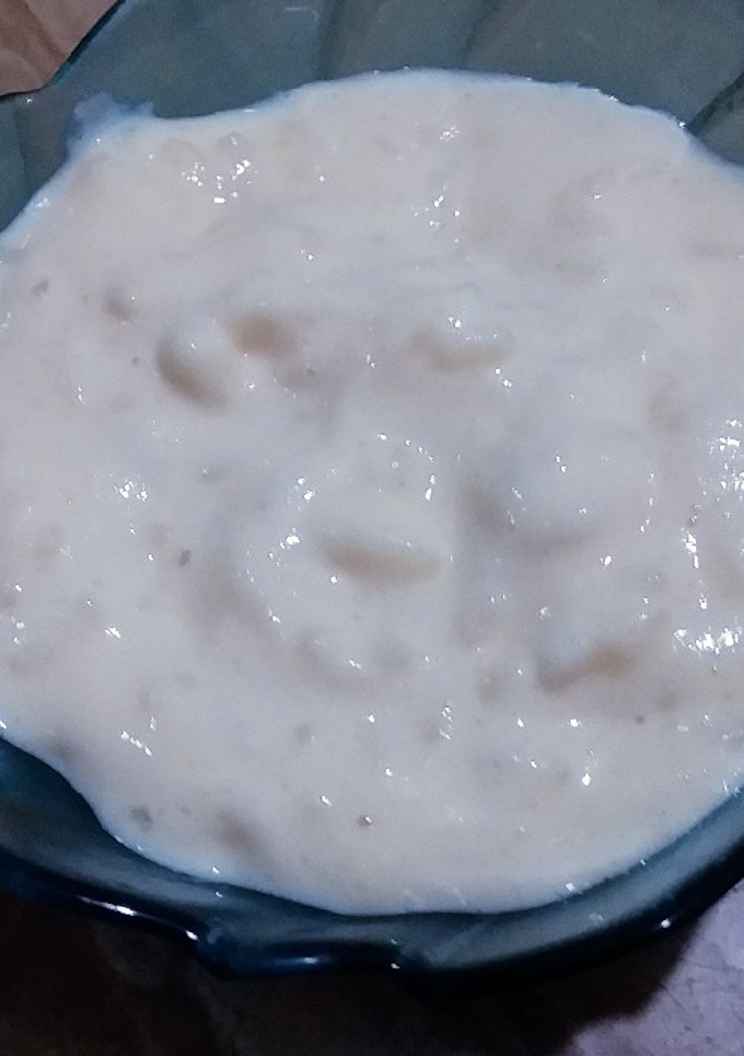 Una foto de Arroz con leche cremoso