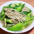 Mướp Hương Xào Nấm Kim Châm Chay
