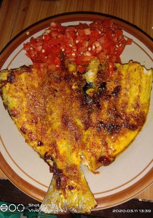 Foto resep Bandeng bakar bumbu kuning