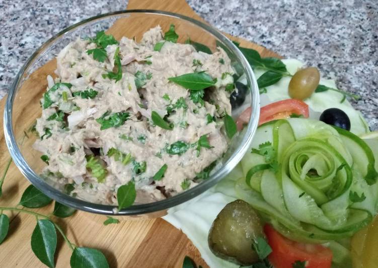 Recipe of Super Quick Homemade Tuna fish 🥗 selad