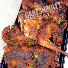 A picture of Spicy baked chicken.