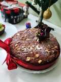 Christmas Plum Cake (Eggless, Whole Wheat, No Alcohol)