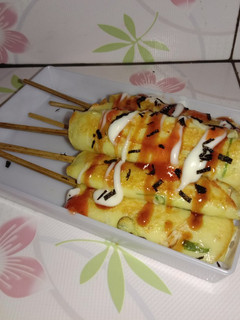 Foto resep Hashimaki (Okonomiyaki on chopsticks / Martabak gulung Jepang)