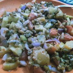A picture of Moong Chaat.