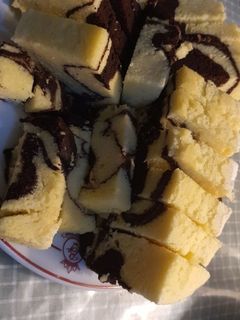 Foto resep Bolu kukus Marmer Coklat Keju