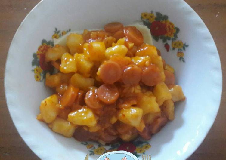 Tteokbokki makanan korea