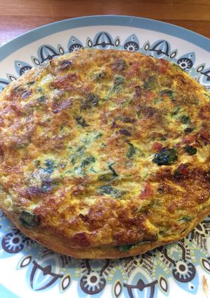Una foto de Tortilla de espinaca