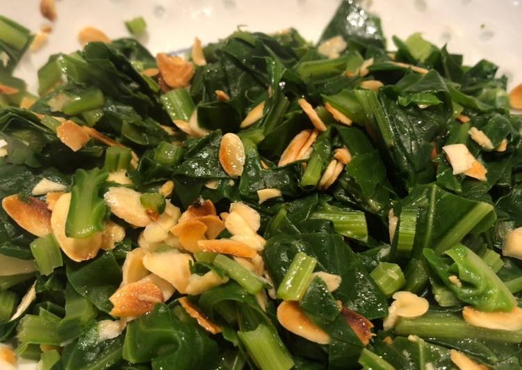 Recipe of Homemade Hot buttered greens