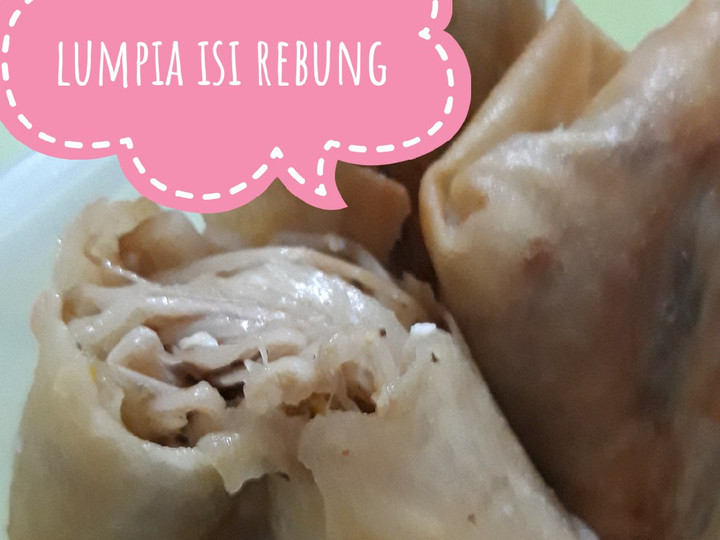 Cara Bikin 64.Lumpia isi rebung Rumahan