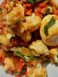 A picture of Cauliflower sauce.