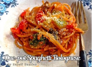 Gambar One-pot Spaghetti Bolognese