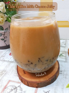 Foto resep Ice coffee milk cincau jelly
