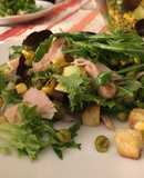 Cena en 10 minutos: ensalada completa con pavo