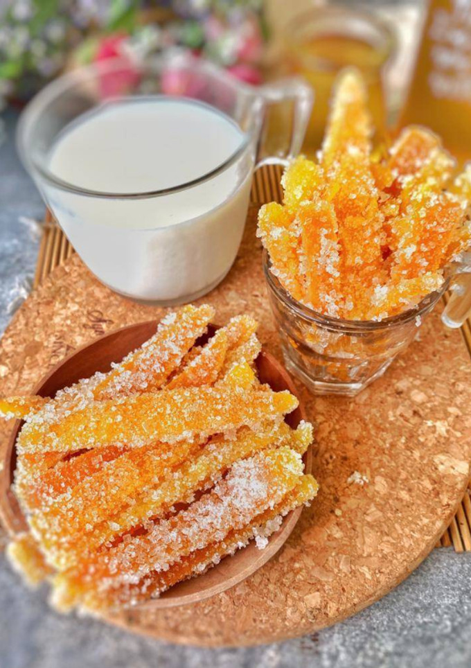 Una foto de Gominolas de cáscara de naranja dulce