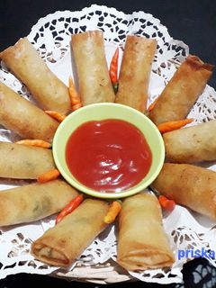 Foto resep Lumpia (Isi Bengkuang Ebi) ala Pontianak